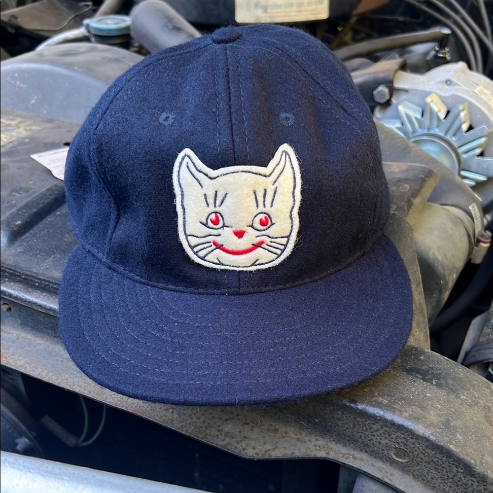 NWT Ebbets Field Flannels Kansas City Katz vintage authentic fitted cap hat